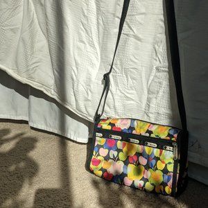 Small LeSportSac apple pattern crossbody bag